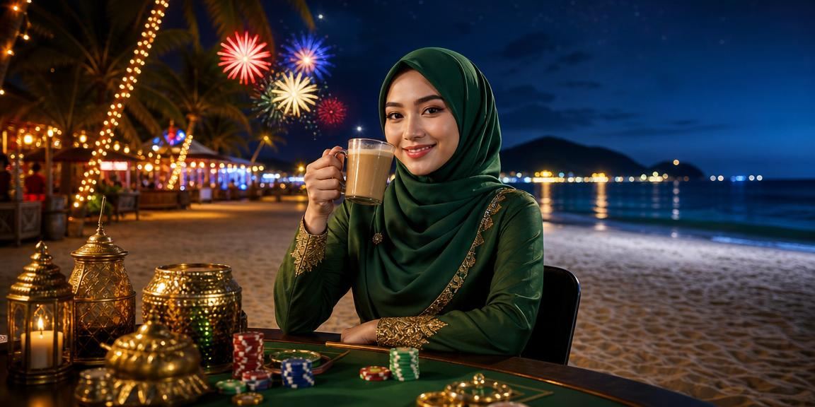 Antara muka aplikasi pertaruhan sukan di Langkawi dengan gaya rekaan Melayu moden